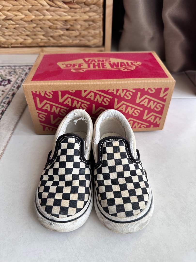 Checkerboard sales kids vans