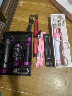 Various hair styling items