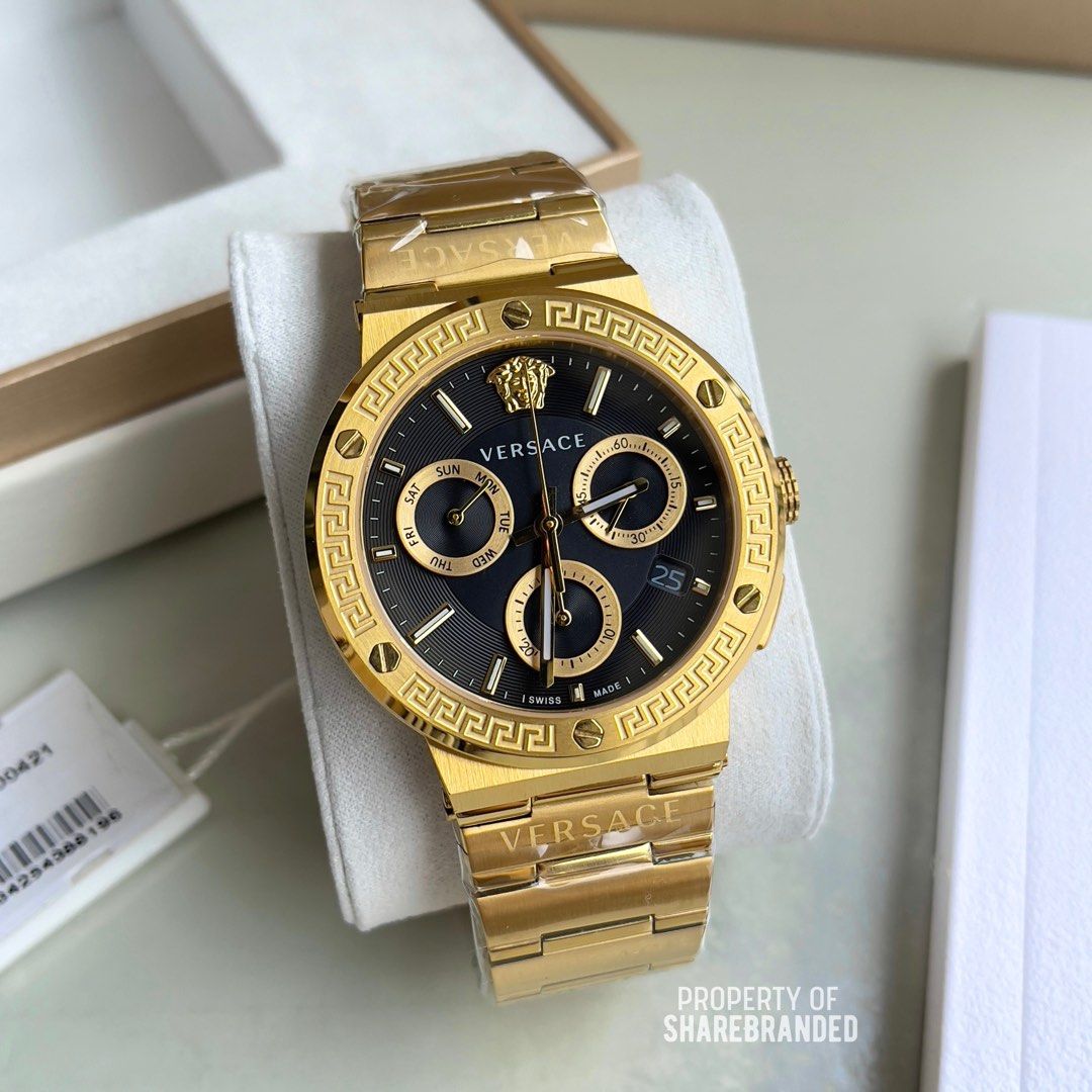 Versace Greca Logo Chrono Watch VEZ900421