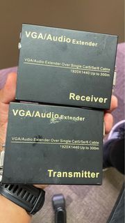 VGA EXTENDER LAN WITH AUDIO