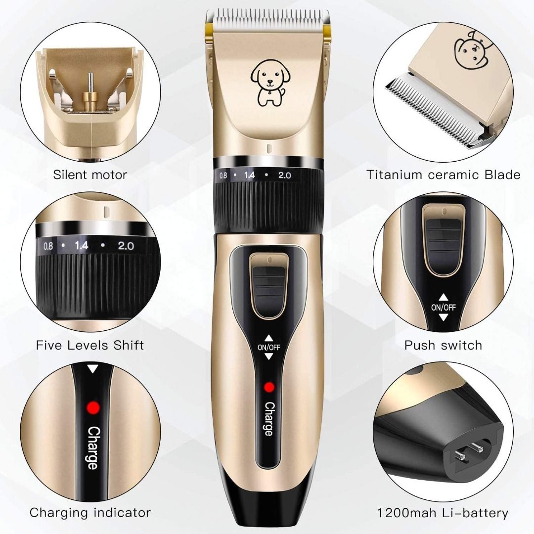 Silent animal clippers discount