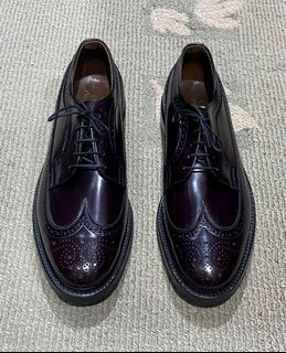 Vintage Corfam Crosby Square Longwing Blucher