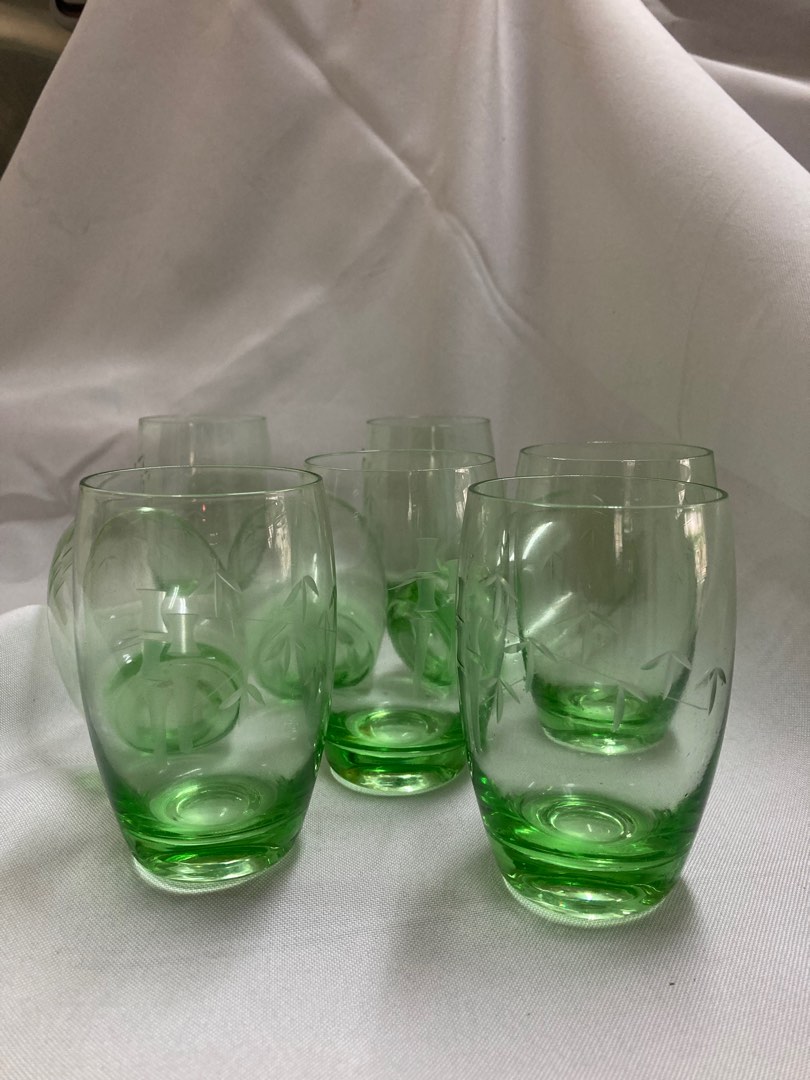 Vintage glass tumbler, Furniture & Home Living, Kitchenware & Tableware