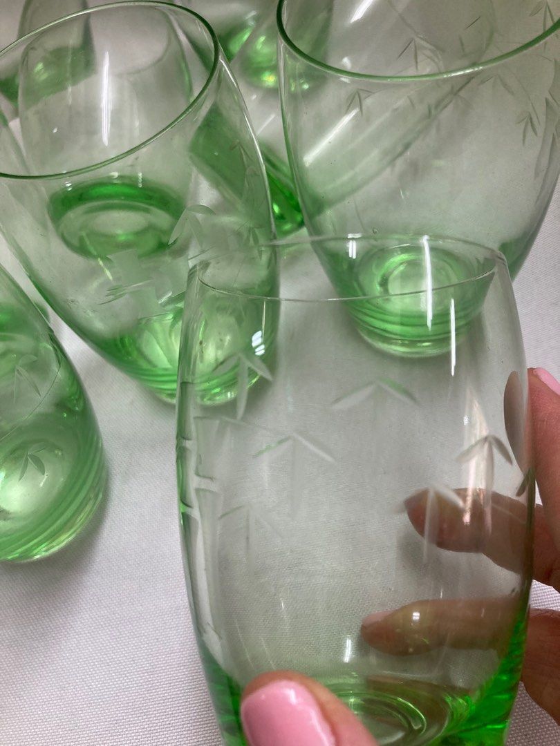 Vintage glass tumbler, Furniture & Home Living, Kitchenware & Tableware