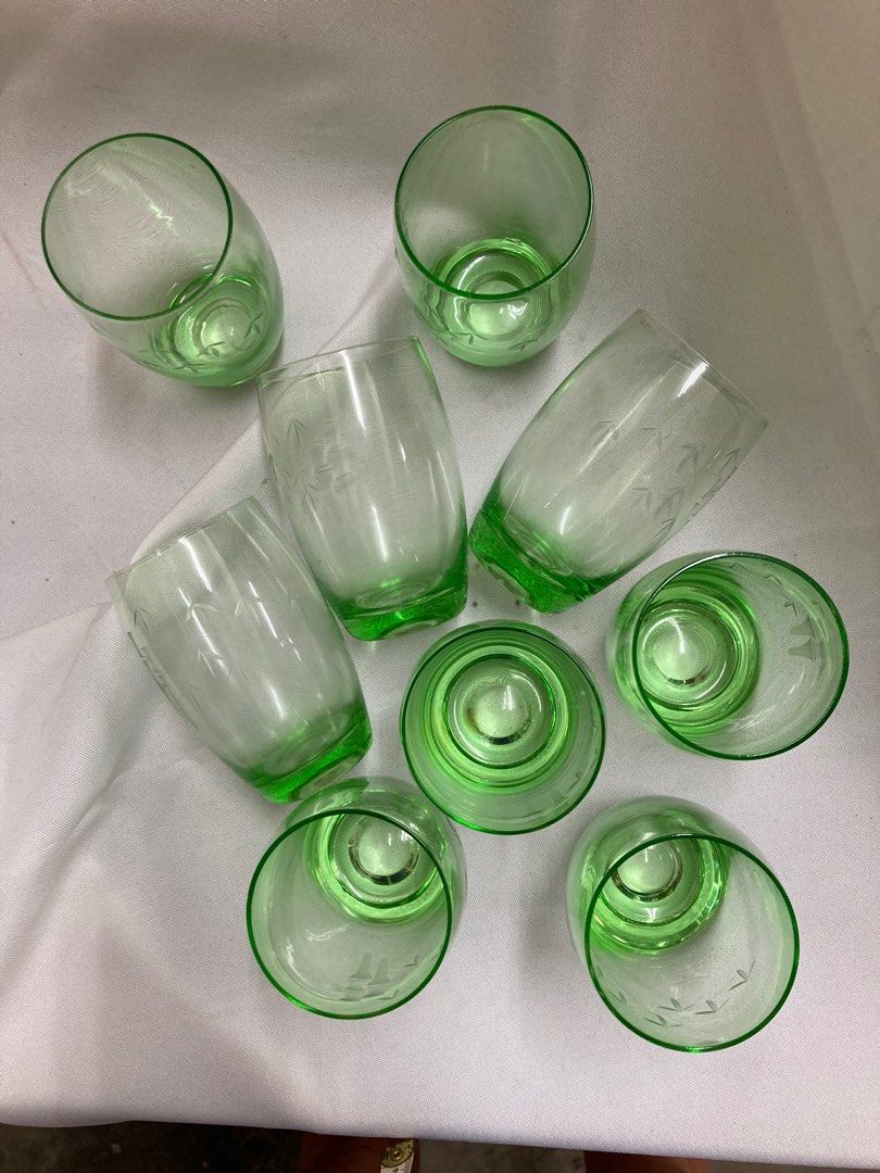 Vintage glass tumbler, Furniture & Home Living, Kitchenware & Tableware