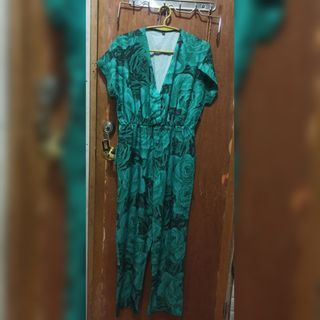 Vintage Green Romper