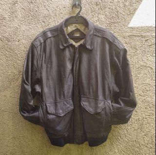 Vintage Adventure Bound By Wilsons A 2 Brown Leather Jacket
