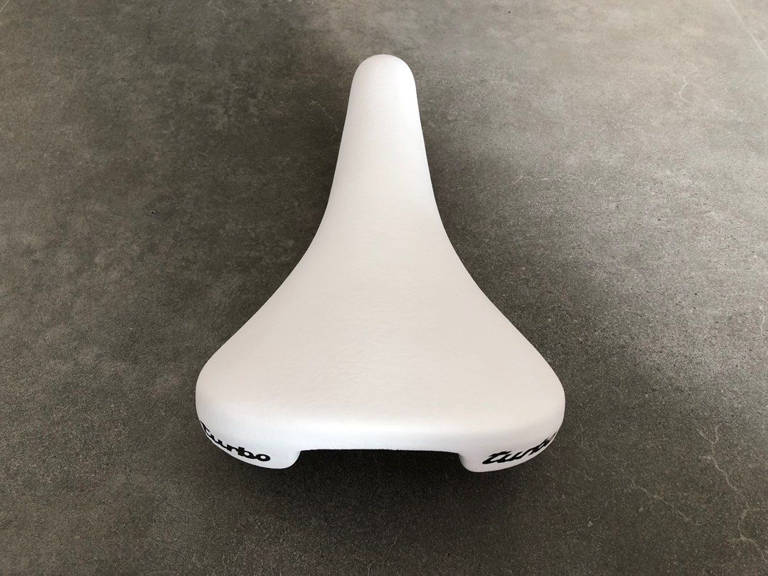 Année 1990 - Rare Vintage Retro Selle Italia Turbo Blanc Année 1990 - Rare Vintage Retro Selle Italia Turbo Blanc
