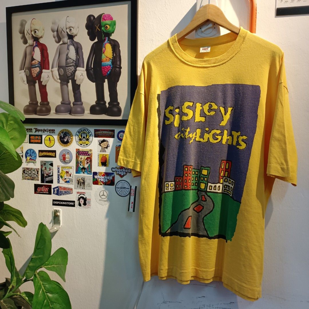 VINTAGE SISLEY T SHIRT Men s Fashion Tops Sets Tshirts Polo