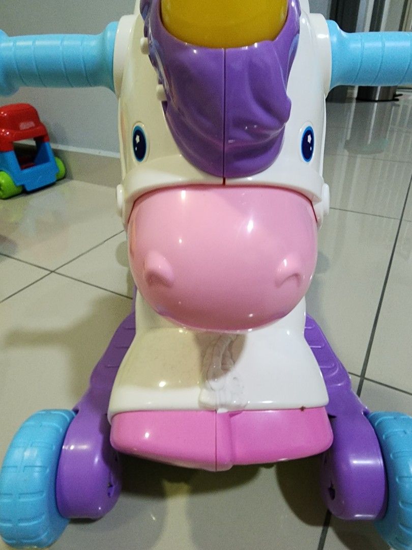 Vtech 2 in 1 rocking unicorn, Babies & Kids, Infant Playtime on Carousell