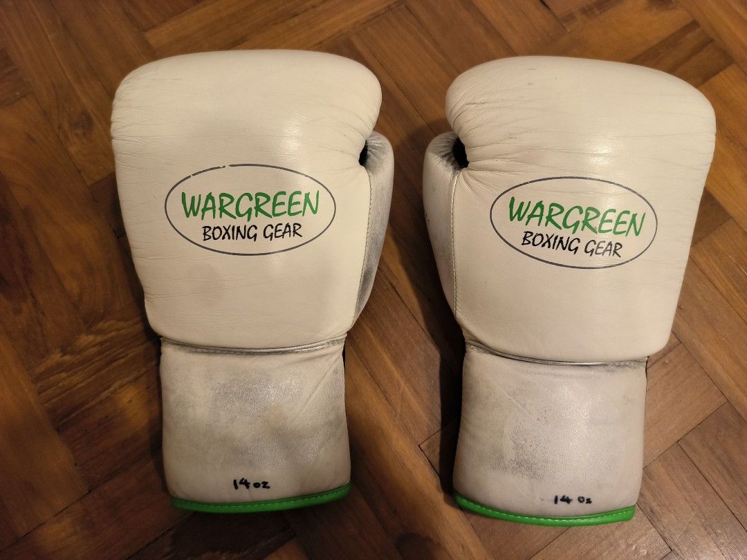 Wargreen Gen 1 Pro Boxing Gloves (Laced) 14 oz, Sports Equipment, Other