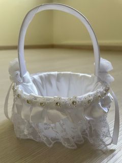 Wedding Flower Girl Basket
