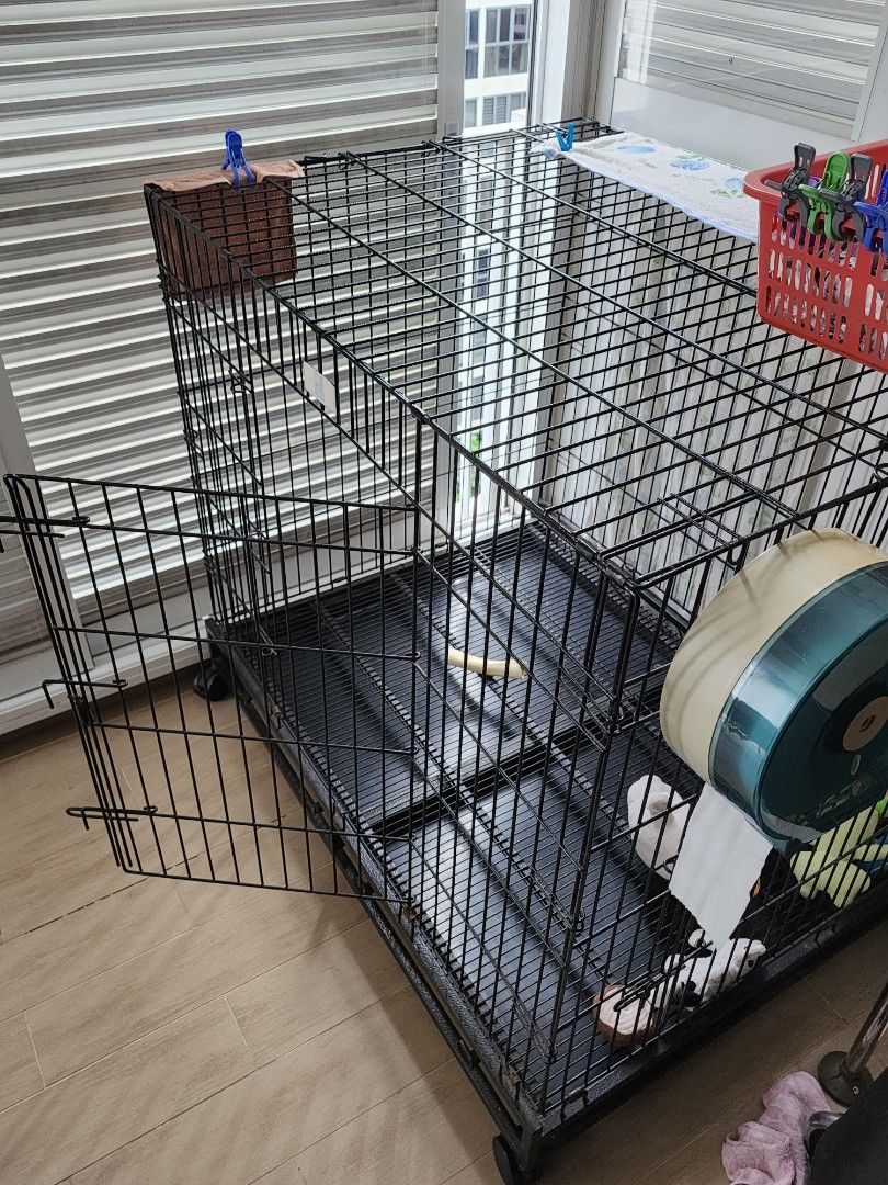 Used dog cages discount