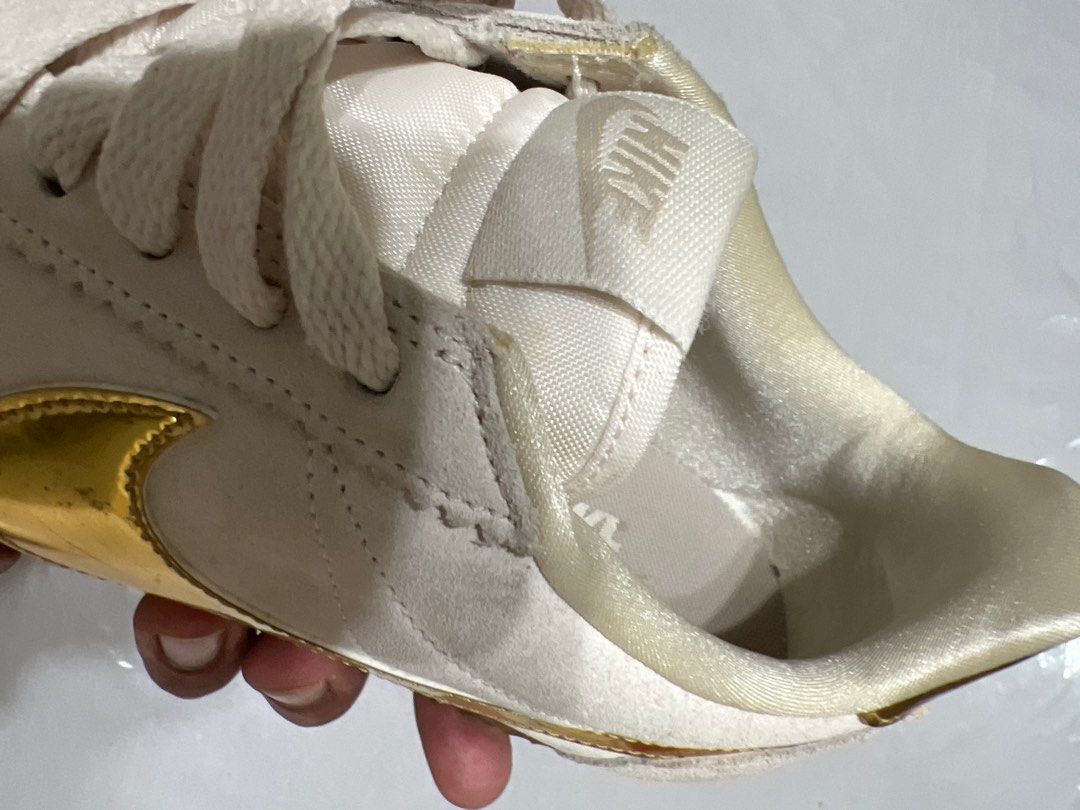 Wmns Nike Cortez Se Phantom/Metallic Gold, Women'S Fashion, Footwear,  Sneakers On Carousell