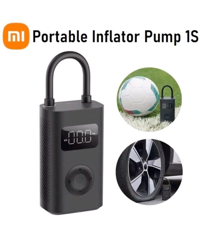 XiaoMi MiJia Electric Portable Air Pump 1S Air Compressor Digital Tyre