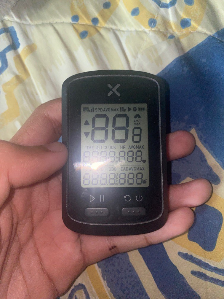 XOSS G+ speedometer, Sports Equipment, Bicycles & Parts, Parts
