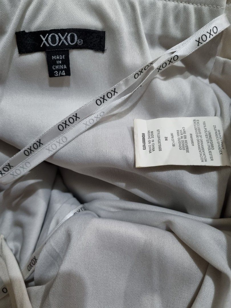 Xoxo formal dress (Category: Dresses) located in Pasig City. Submitted by authentictin (Listing ID 1220769779, Image 2). Description: good as new used once best fits xs-small frame rfs:decluttering.