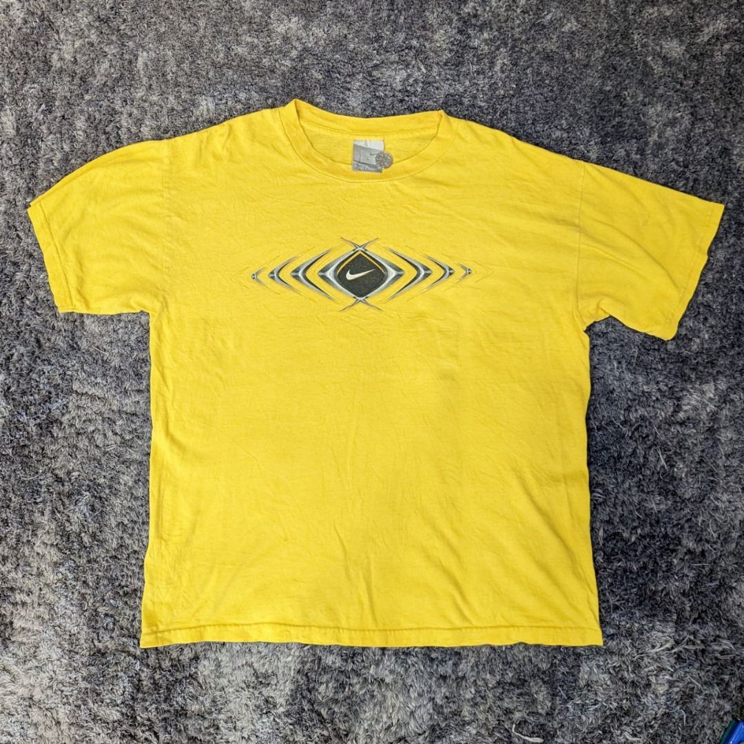 White and hotsell yellow nike shirt