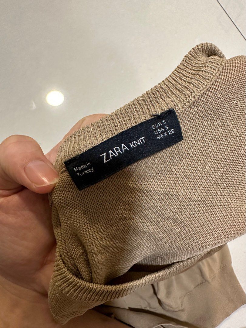 Camel jumper zara cheap