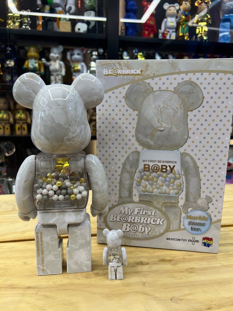 現貨100% & 400% Be@rbrick My First Baby Marble 大理石Ver