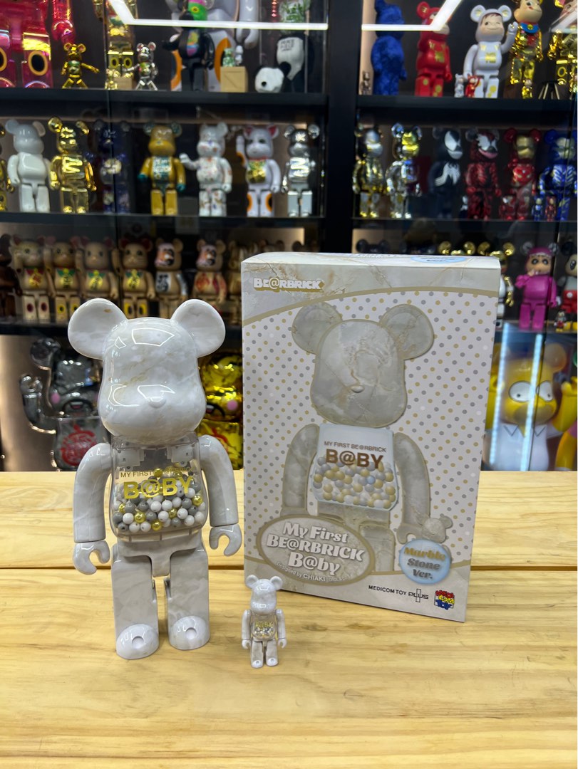 現貨100% & 400% Be@rbrick My First Baby Marble 大理石Ver