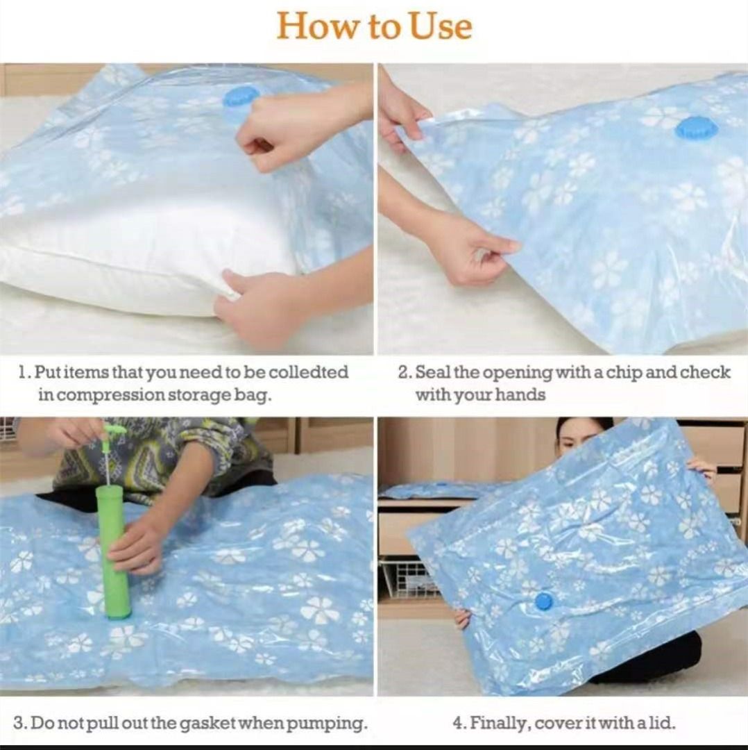 COME BACK 10PCS VALUE SET Extra Large Vacuum Compression Bag