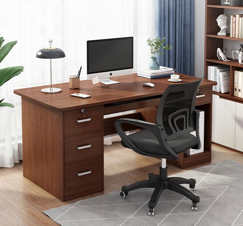 Dark brown study sale table