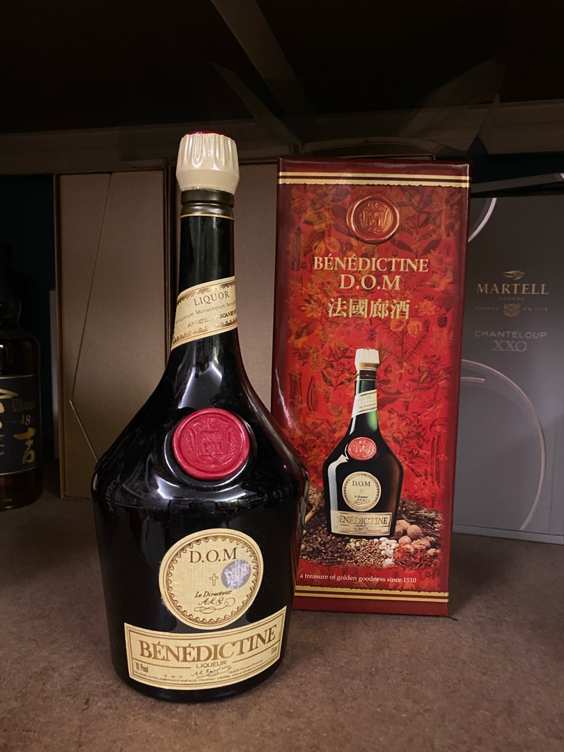 1 Litre Benedictine Dom for Sale, Herbal Liquor, Herbal Liqueur, Old