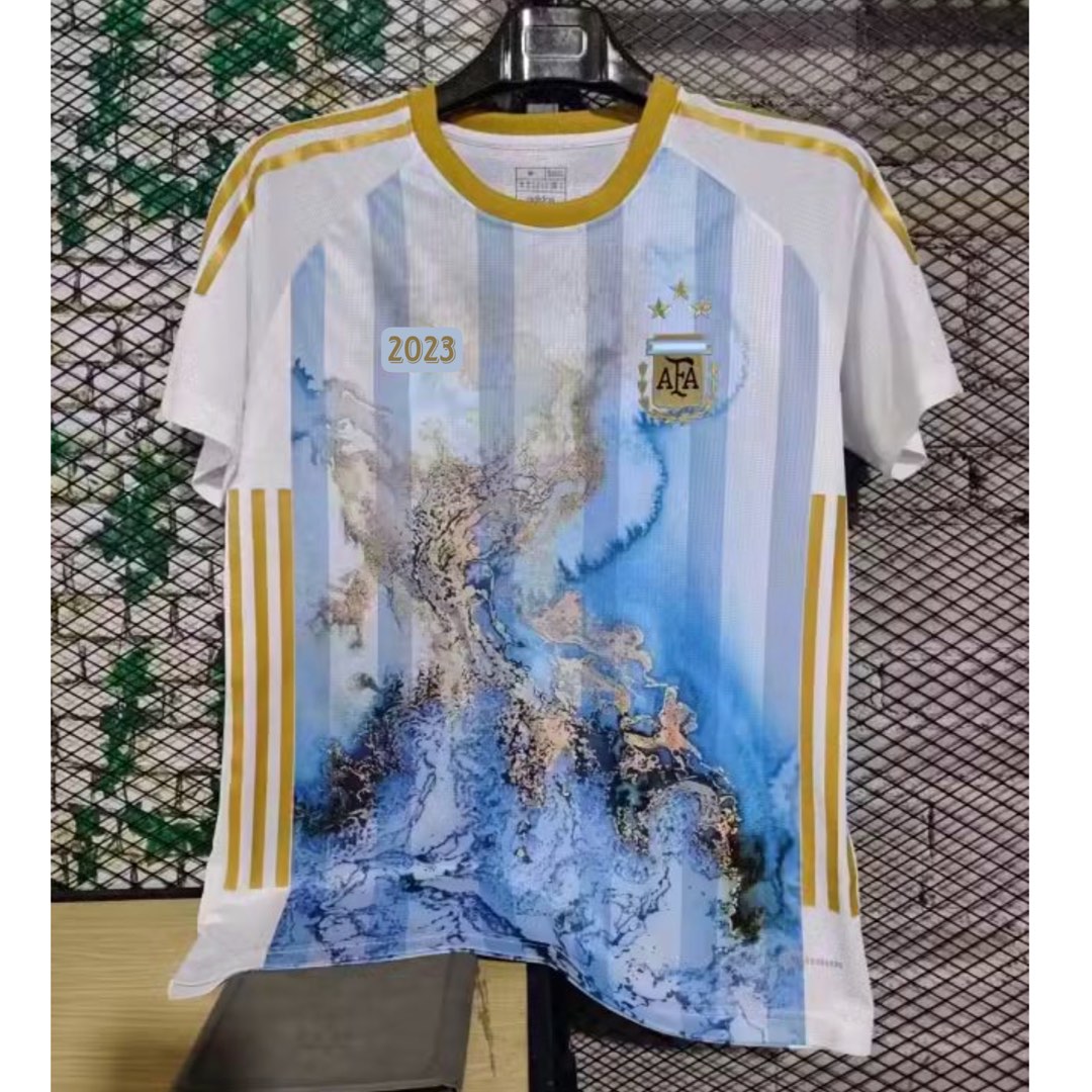 2023 Argentina Jersey Special Edition Football Jersey, Men's Fashion