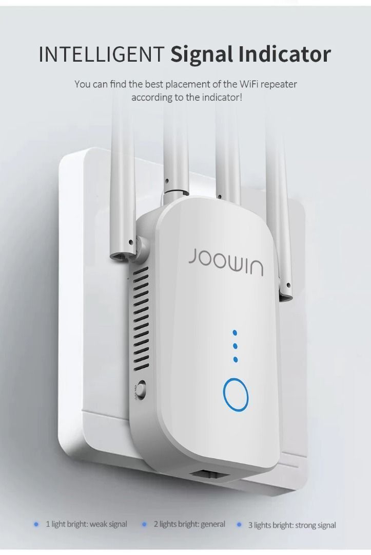 WiFi Repeater Large Area Internet Booster Up To 330 ft