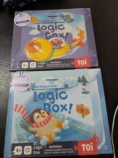 2x Toi Logic Box Game
