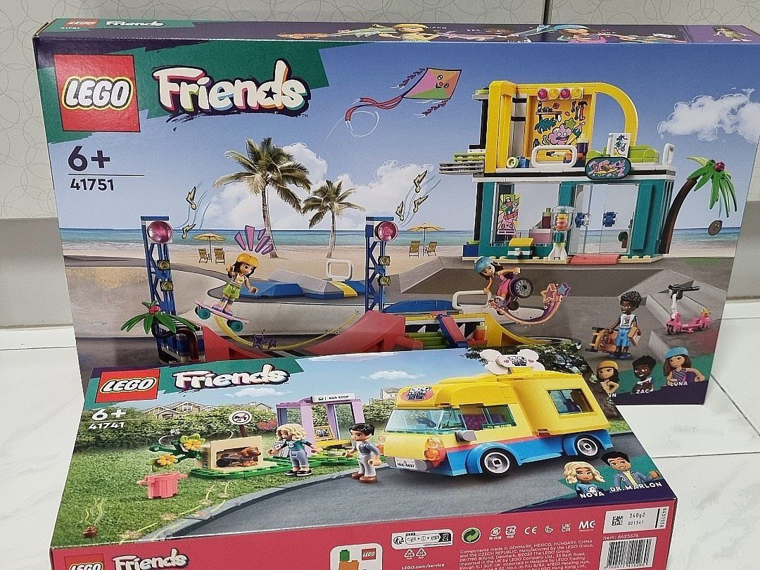 30 off LEGO Friends Skate Park 41751A action packed buildable worth S 80 LEGO Friends Dog Rescue Van 41741 worth S 45