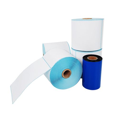 4x6 Satin Barcode Labels with Barcode Ribbon, Commercial & Industrial ...