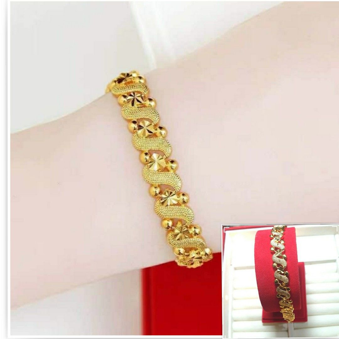 925sterling gold plated men women bracelet made with premium grade