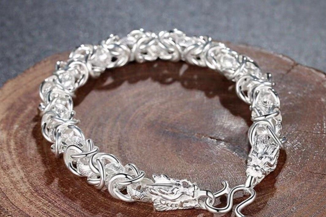 999 silver bracelet with cert Men s Fashion Watches