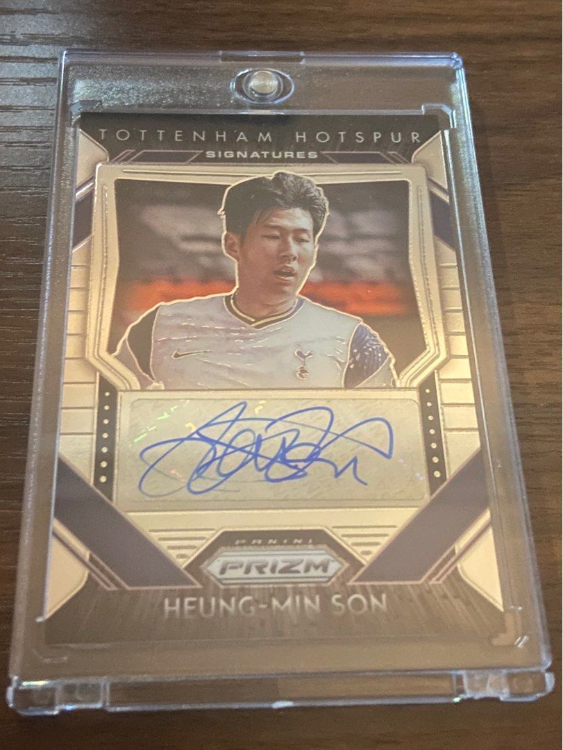 孫興民簽名卡Auto Card Panini Prizm EPL Heung Min Son Signatures 