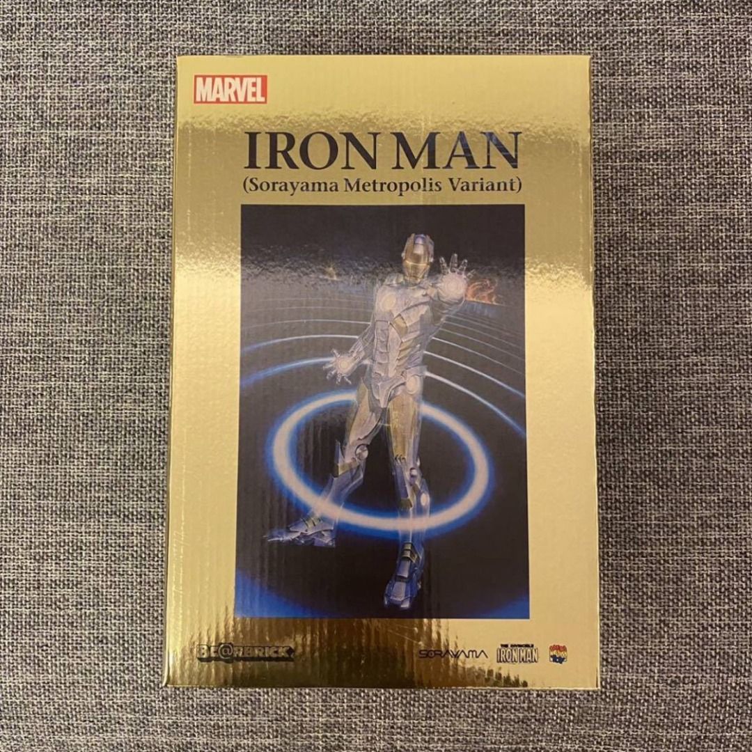 全新現貨medicom SORAYAMA IRONMAN REVERSE 100% & 400% BEARBRICK