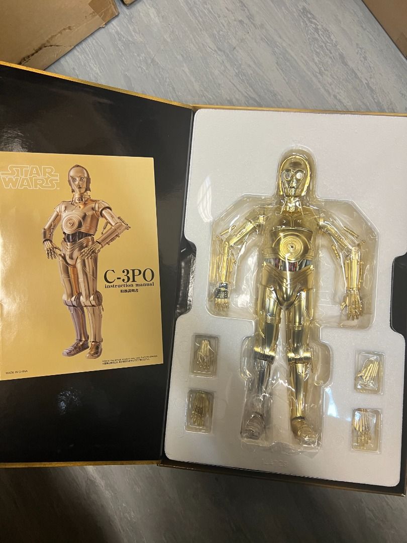★超合金 C-3PO 12\"PM バンダイ SIDESHOW STAR WARS ☆超合金 C-3PO 12