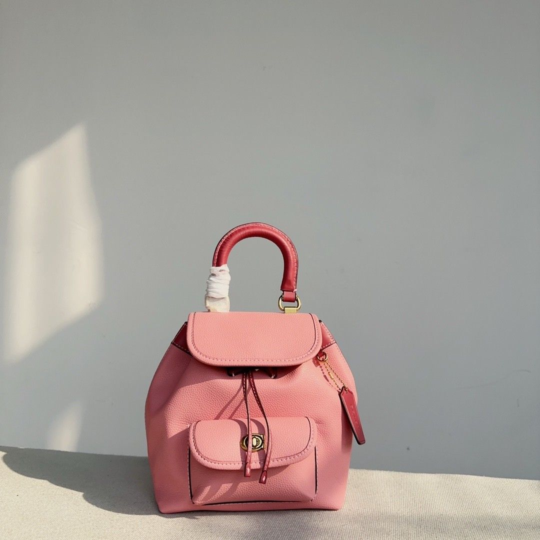 ?️ Coach Riya Backpack 21 Mini Pink, Women display picture 3