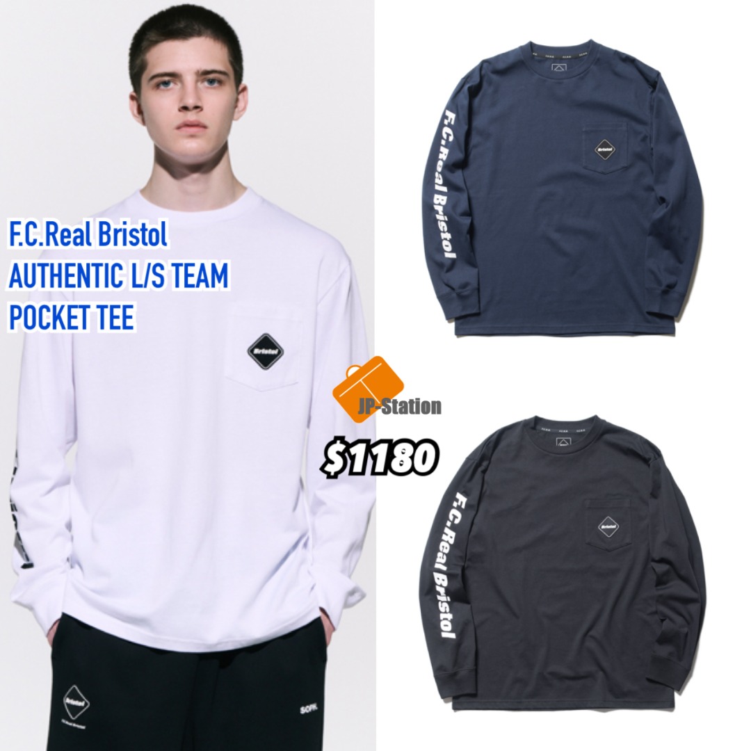 FCRB 23SS AUTHENTIC L S TEAM POCKET TEE