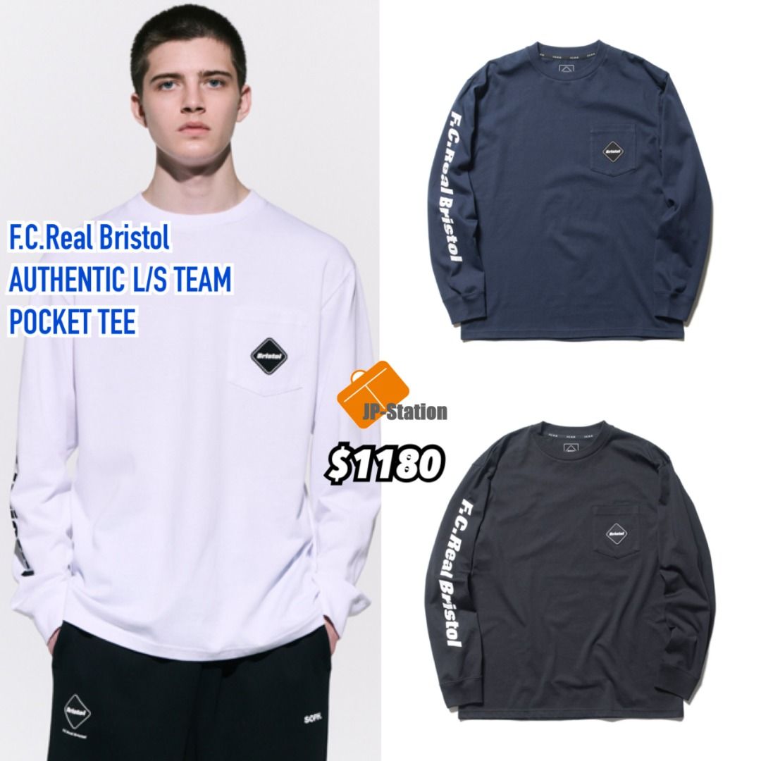 FCRB 23SS AUTHENTIC L/S TEAM POCKET TEE-