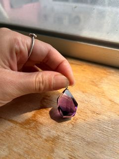 A291*全新紫水晶隨形吊墜64216186104323110