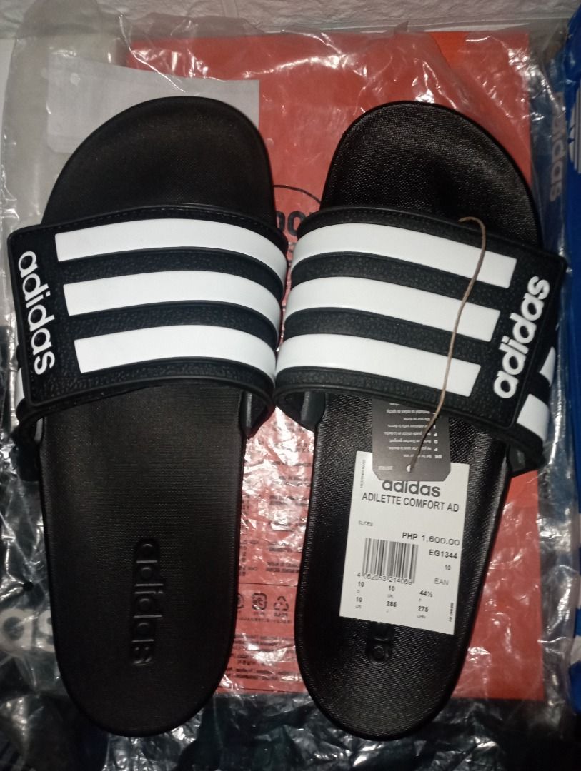 Adidas Adilette Comfort Slides Adjustable, Men's Fashion, Footwear,  Slippers u0026 Slides on Carousell
