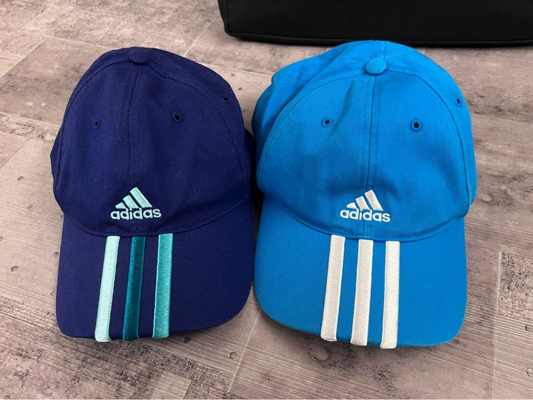 Adidas hotsell blue caps
