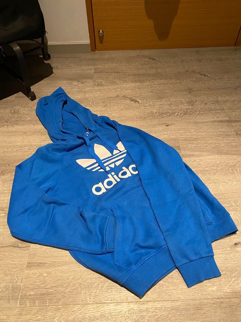 Adidas hoodie no zip outlet