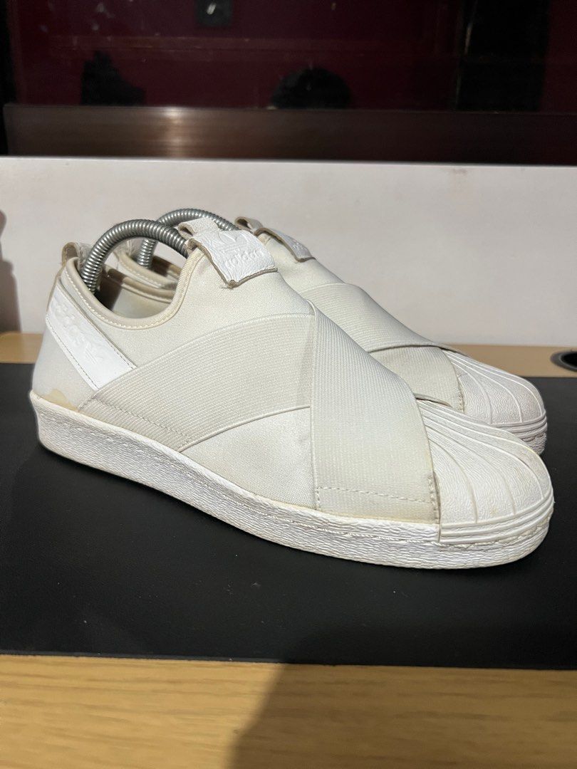 Adidas superstar slip new arrivals on men silver