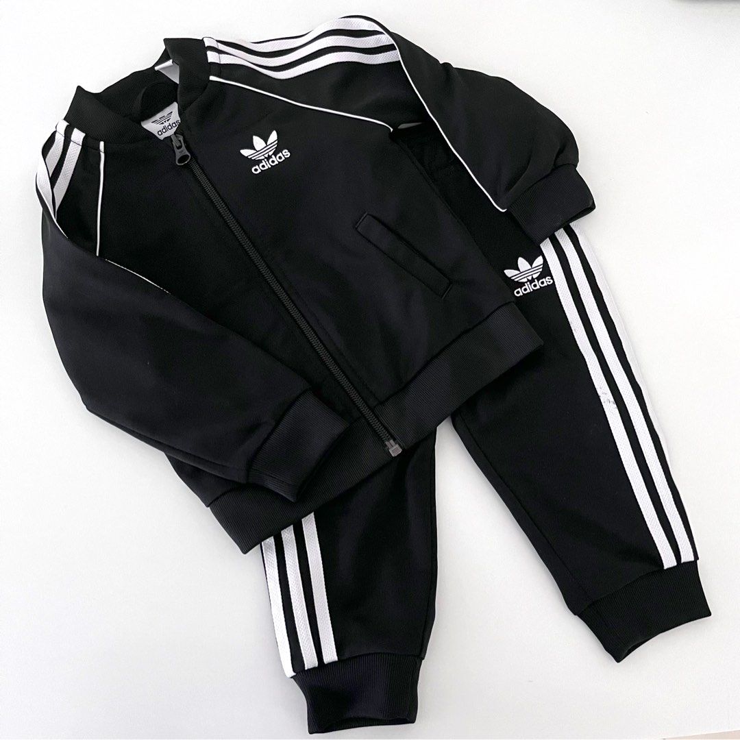 Adidas Tracksuit Set, Babies u0026 Kids, Babies u0026 Kids Fashion on Carousell