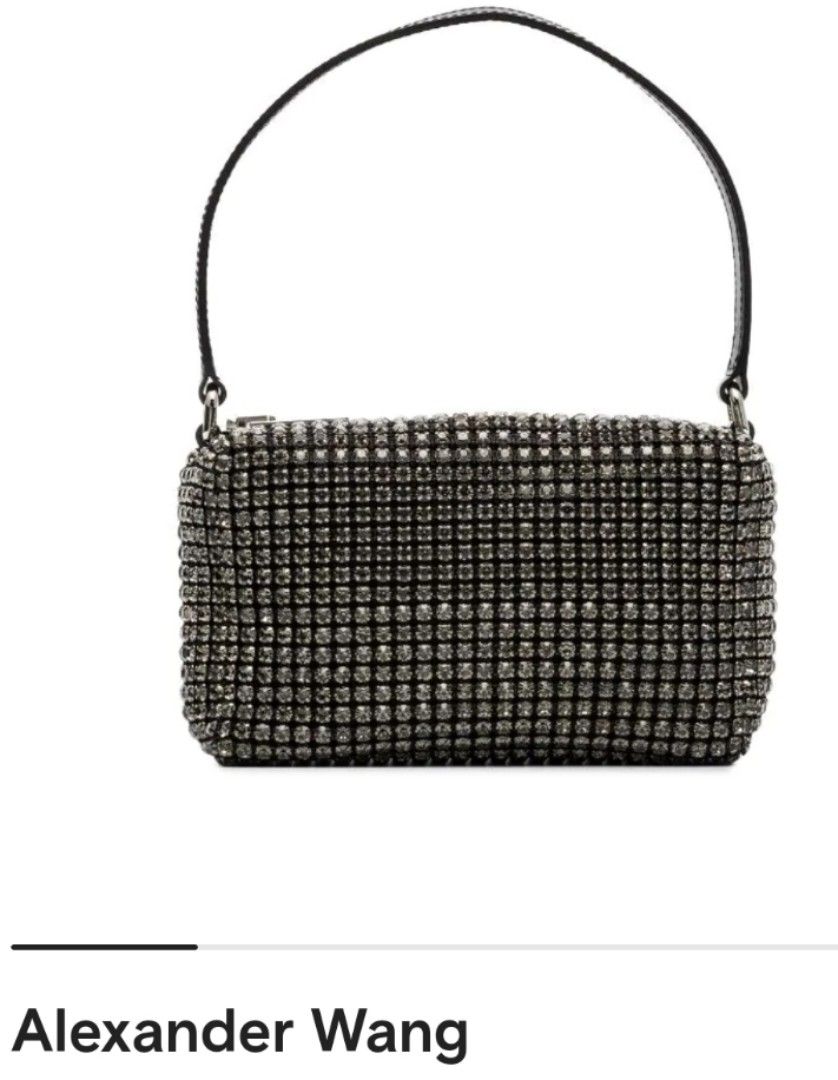 Alexander wang shop rhinestone pouch