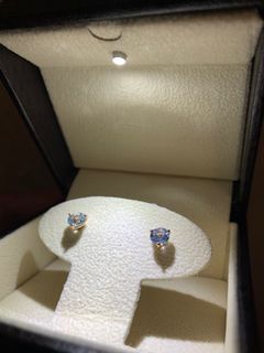 Angara Aquamarine Rose Gold Earrings