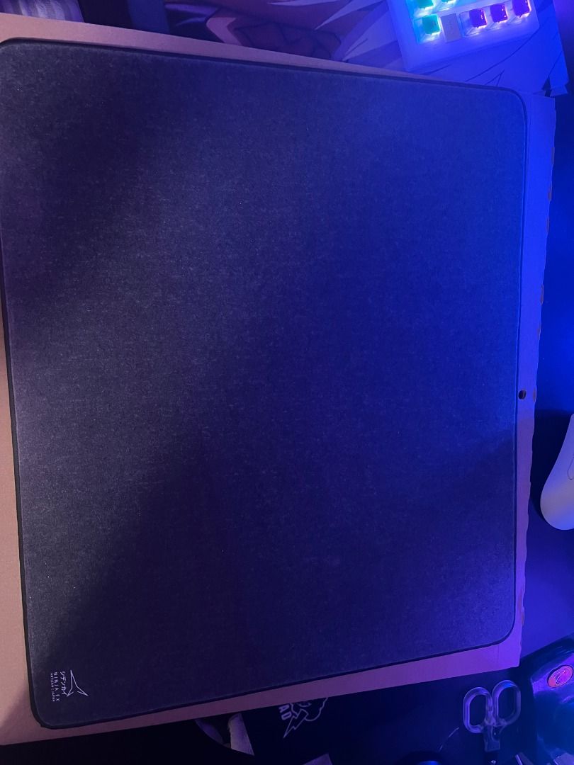 ARTISAN FX系列Shidenkai 紫電改玻璃塗層滑鼠墊(黑色-XSOFT-XL), 電腦